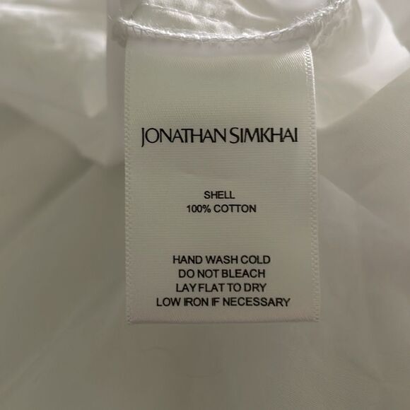 Jonathan Simkhai White Tiered Dress - Picture 6 of 6